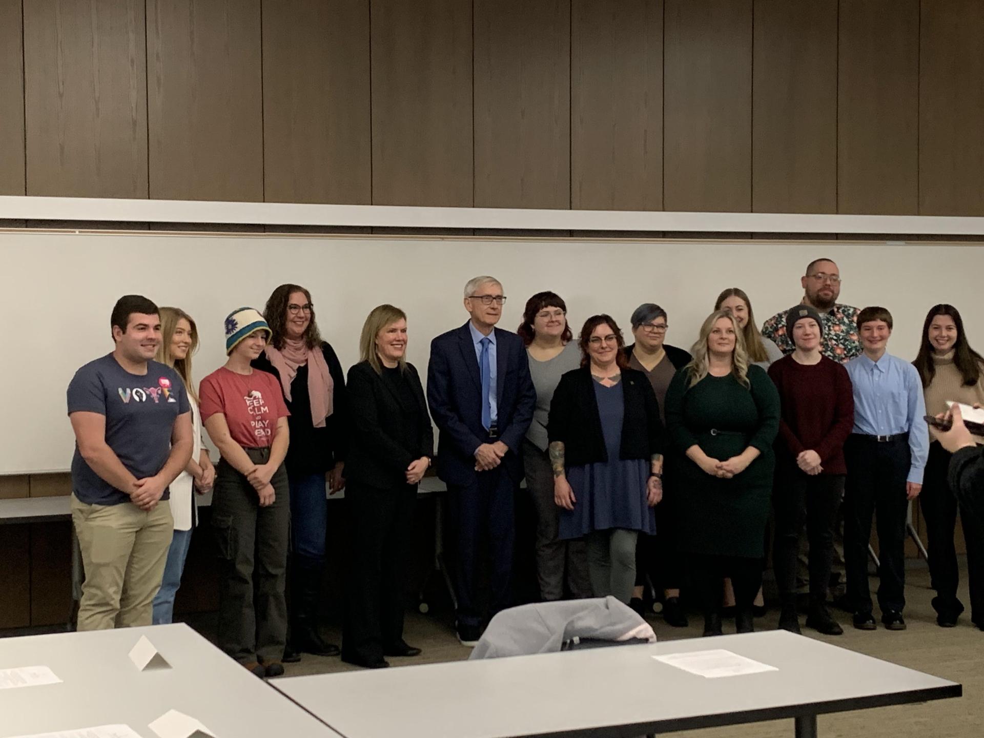 University of Wisconsin-Eau Claire Hosts Governor Tony Evers