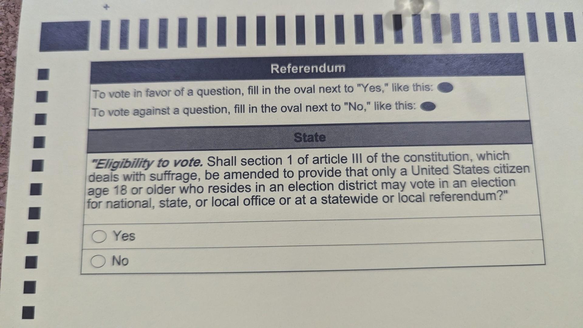 Statewide referendum requiring citizenship to vote easily passes