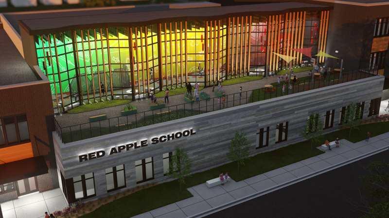 Red Apple School Keeps Name in Move to New Building