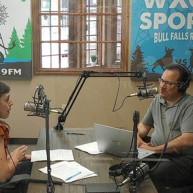 Marathon County Public Library’s Robyn Vargas during our local segments of “Mornings with Pat Kreitlow”