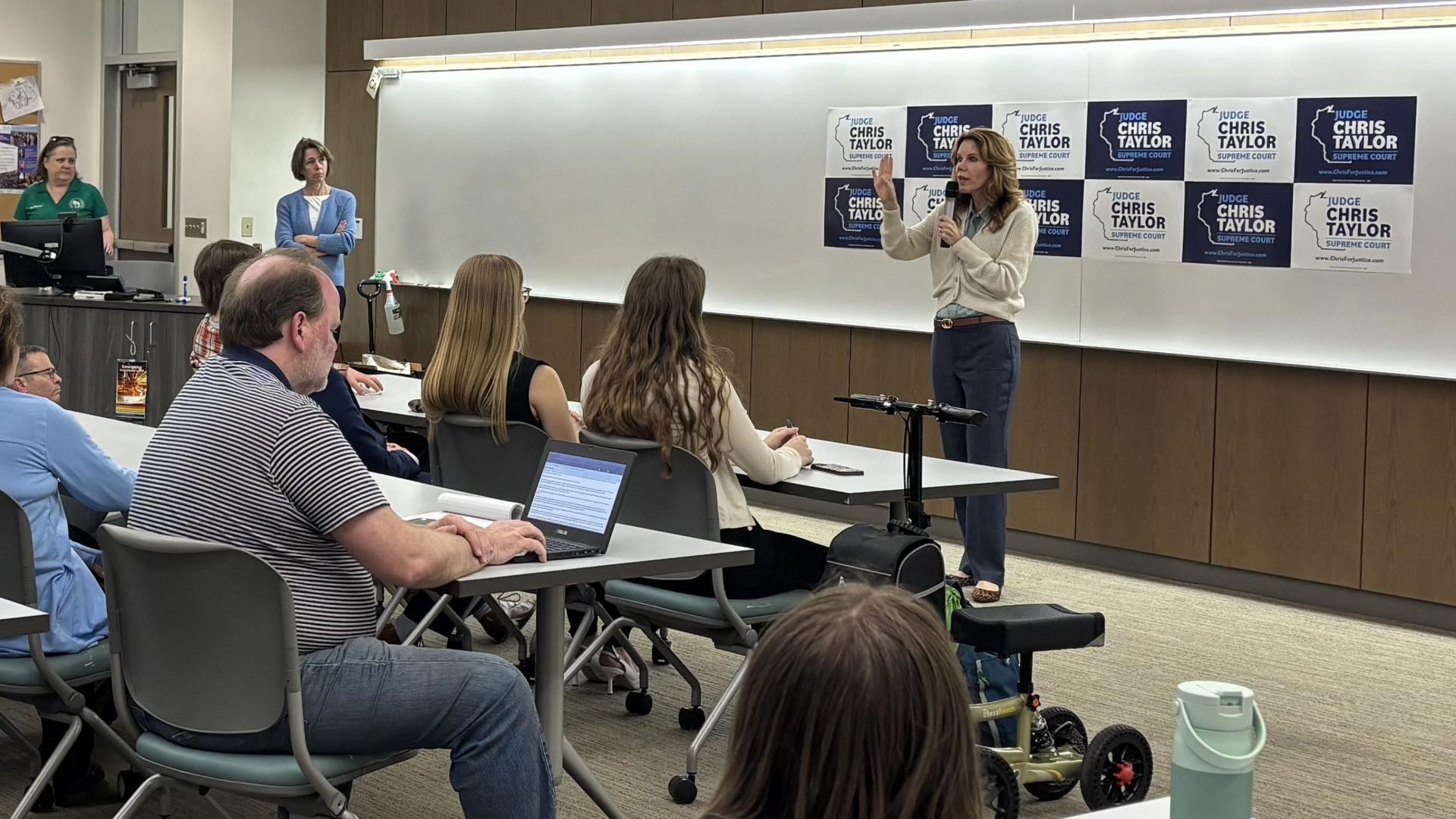 Eau Claire Hosts Judge Chris Taylor on Supreme Court Campaign