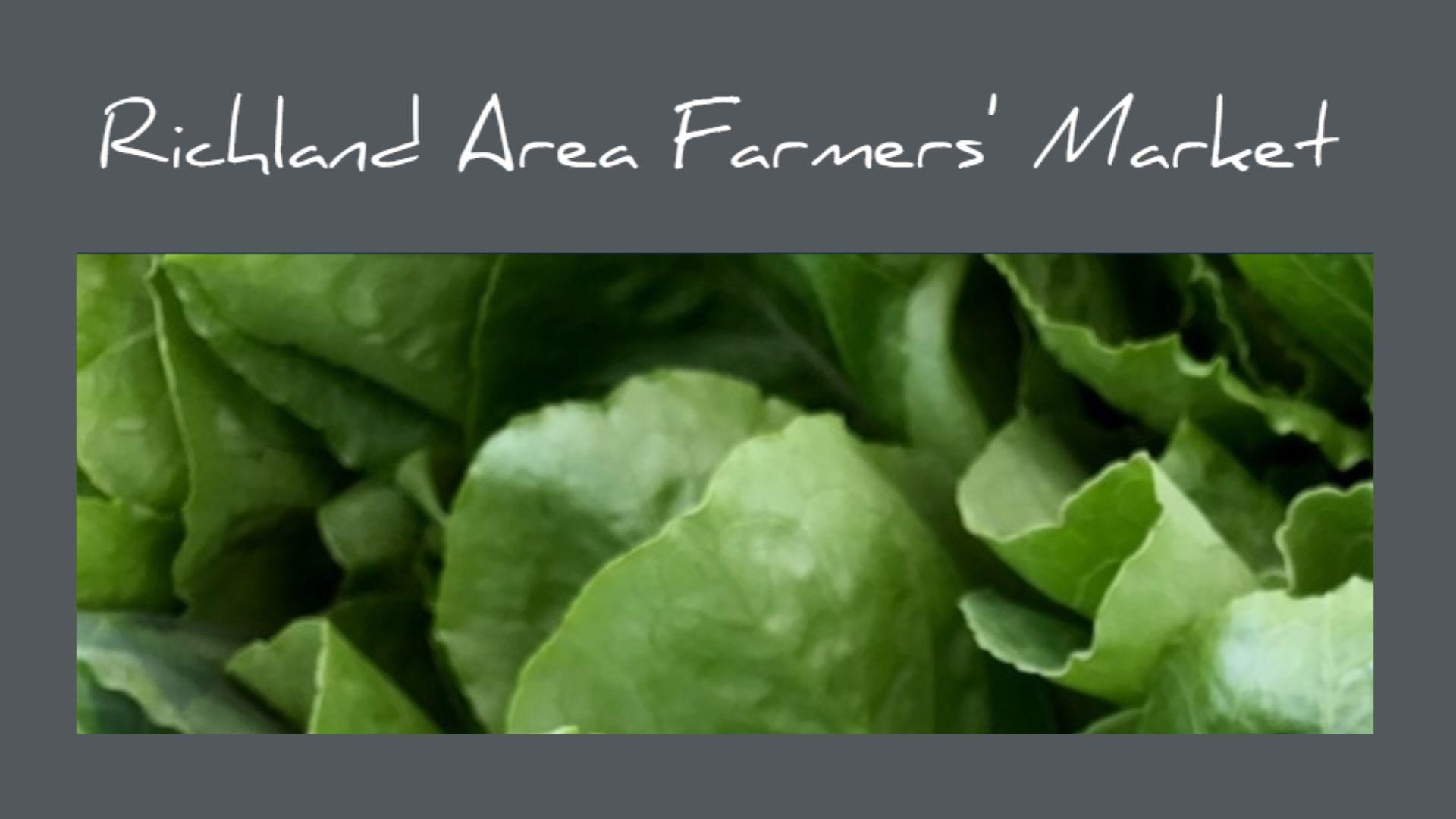 The Richland Area Farmer’s Market gets underway Wednesday