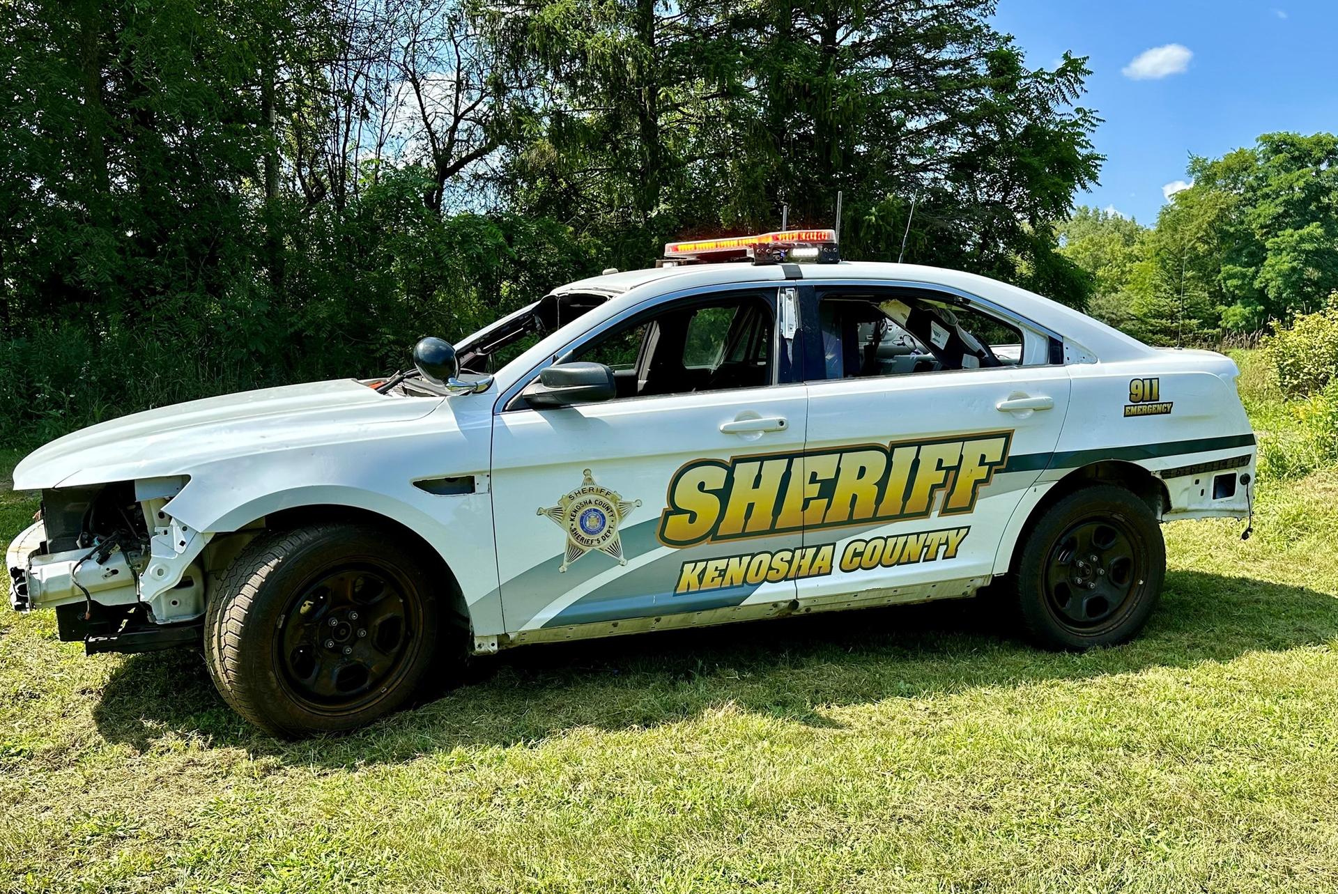 Kenosha County Sheriff’s Department Enters Demolition Derby with Old Squad Car