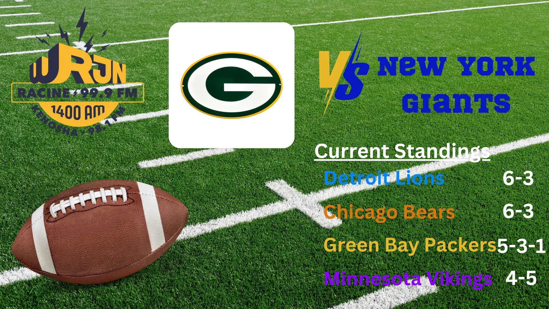 Packers Aim to Get Back on Track vs. Giants
