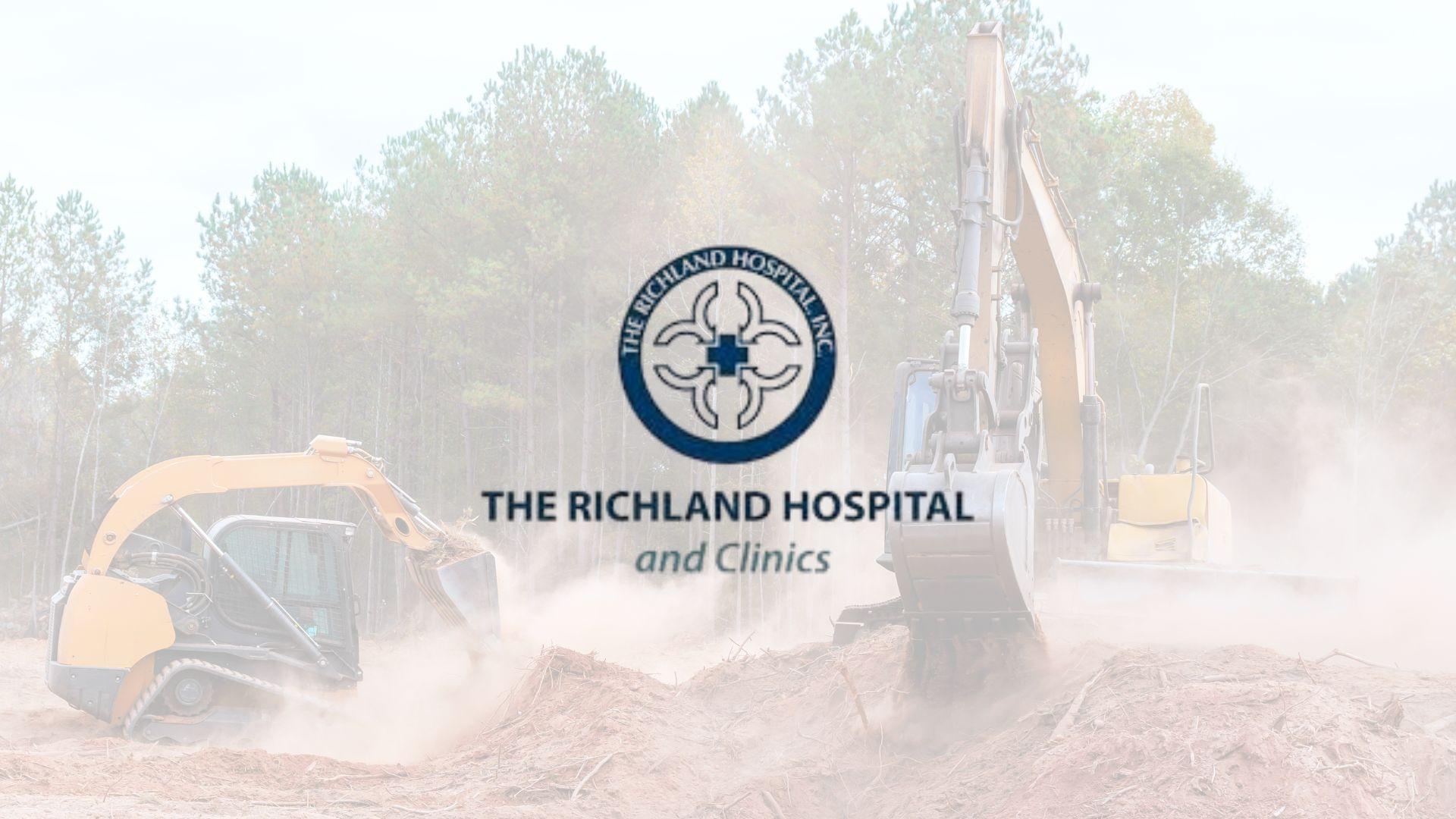 Site work has resumed at the future location of The Richland Hospital and Clinics