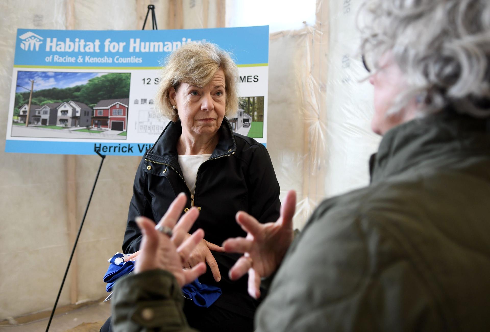 Baldwin visits Racine, discusses housing, Iran war, and what’s happening quietly in Congress